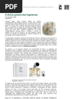 A divina química das fragrâncias