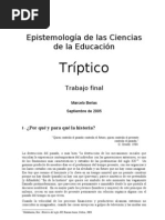 Berias, Marcelo - Tríptico - Conceptos de Historia