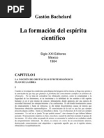 Bachelard, Gastón - La formación del espíritu científico