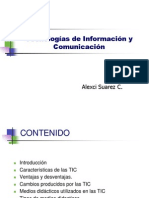 Tecnologías de Información y Comunicación: Alexci Suarez C