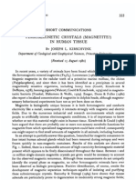 Ferromagnetic Crystals in Human Tissue