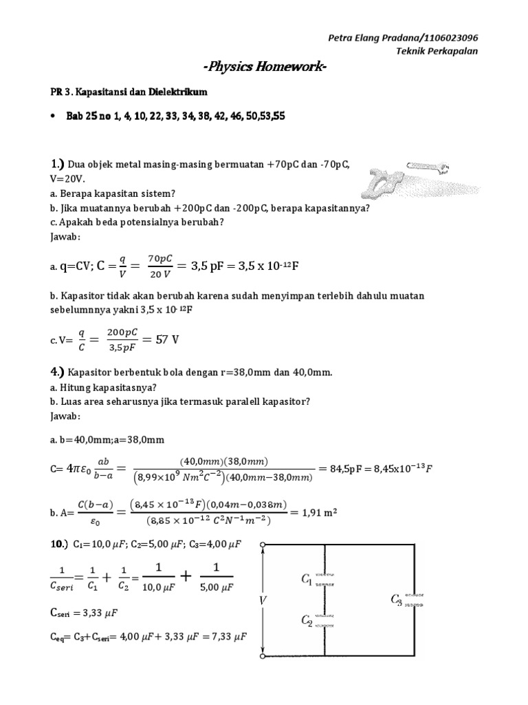 homework for physics