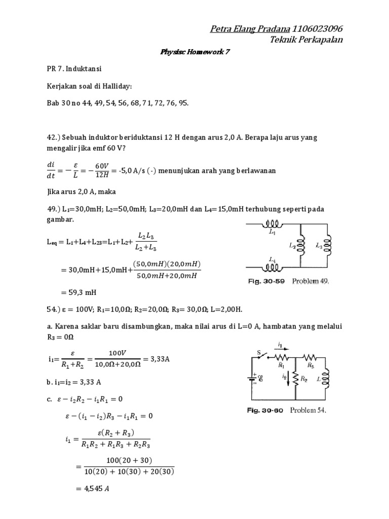Physics Homework 7 | PDF