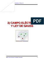 Cap 2 CAMPO ELÉCTRICO Y LEY DE GAUSS 