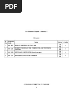 BA (Hons) V and VI Sem