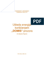 Usteda Energije DOMIS Stolarijom