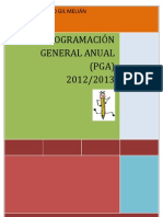 PROGRAMACIÓN GENERAL ANUAL (PGA) 2012/2013