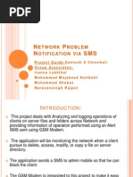 Network Problem Notification via SMS