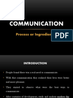 Communication, Process 7 Ingredients