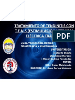 Tratamiento de Tendinitis Con t