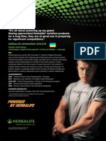 Sergey Konyushok Herbalife Athlete Flyer English