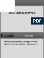 Jenis Sistem Informasi