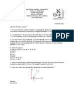 Ejercicios Propuestos Vectores