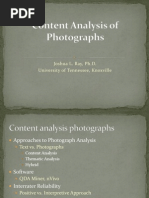 Content Analysis of Photographs