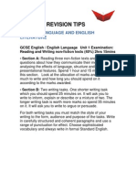 Subject Revision Tips: English Language and English Literature