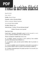 Proiect Didactic Ed Civica