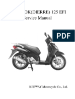 Manual Taller Outlook (Dierre) 125 Efi (Idioma Ingles)