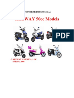 Manual General Taller Motos Keeway 50cc (Idioma Ingles)