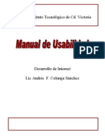 Manual de Usabilidad