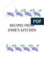 Recipes From Josie'S Kitchen
