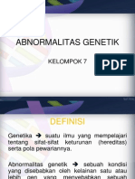 ABNORMALITAS GENETIK