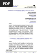 Determinação da vulnerabilidade Vila dos Teimosos