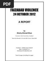 Download What really happened in Faizabad 2012 riots by The Milli Gazette SN113001351 doc pdf