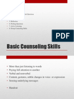 Basic Counseling Skills