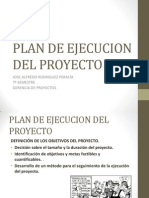 Plan de Ejecucion Del Proyecto