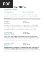 Download Christopher Ritter User Experience Designer by Christopher D Ritter SN113030829 doc pdf