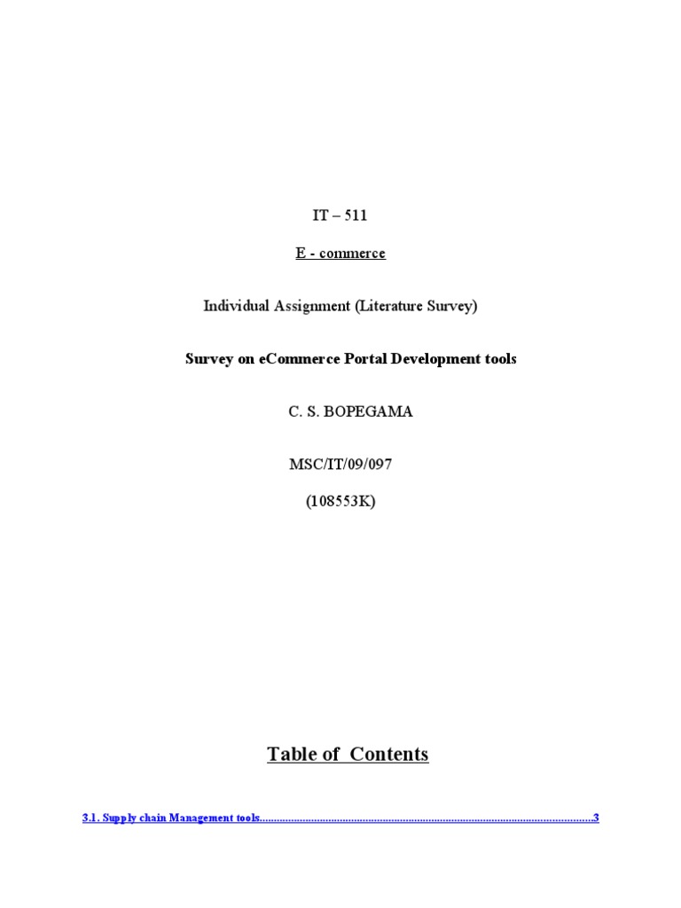 research paper about e commerce