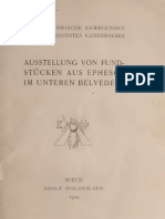 Ausstellung Von Fundstücken Aus Ephesos Im Unteren Belvedere Adolf Holzhausen, Wien, 1905
