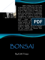Bonsai and Sonnet Xliv