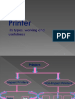 Printers,Types ,Working and Use.