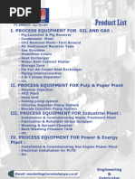 Comprehensive Equipment List Overview | PDF