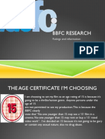 BBFC Research: Ratings and Information