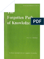 The Forgotten Path of Knowledge