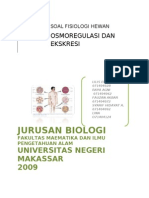 Soal-Soal Tentang Osmoregulasi Dan Ekskresi