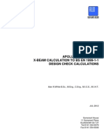750mm X-Beam Calculation To Eurocode PDF