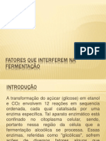 Fatores Que Interferem Na Fermentação