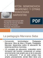 Antón Semionovich Makarenko y Otras Pedagogías Marxistas