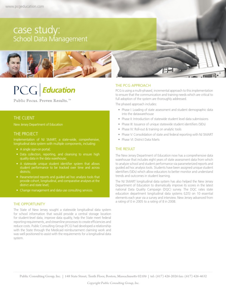 Public Consulting Group Case Study - School Data Management | Data ...
