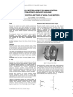 Eksenel Akili Motorlarda Uygulanan Kontrol