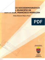 Diagnóstico Sociodemográfico Del Municipio de Santa Ana, Francisco Morazán, Honduras