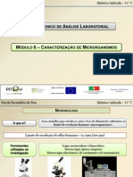 Caracterização de microrganismos