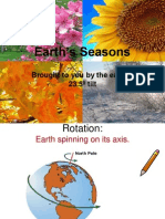 Earth's Seasons