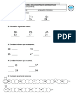 Pruebas de Acreditación 2 para El Segundo Período 1°