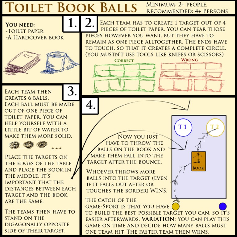 Toilet Paper Ball Target Game | PDF