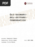 Download Gli scenari del settore fonografico by -s- SN11315962 doc pdf