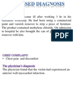 Missed Diagnosis of Methylene Chloride Toxicity